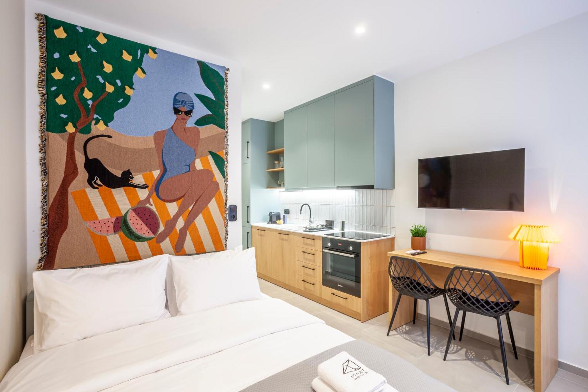 Mazi Rooms Charilaou 2,2 سالونيك المظهر الخارجي الصورة